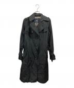 BURBERRY LONDONバーバリーロンドン）の古着「裏ノバチェックコート」｜ブラック
