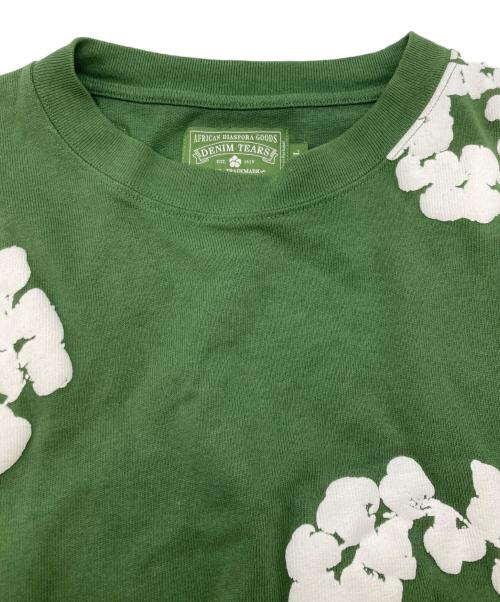 Denim Tears（デニムティアーズ）Denim Tears (デニムティアーズ) フラワープリントカットソー グリーン サイズ:Lの古着・服飾アイテム