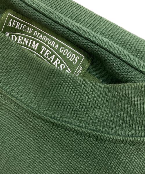 Denim Tears（デニムティアーズ）Denim Tears (デニムティアーズ) フラワープリントカットソー グリーン サイズ:Lの古着・服飾アイテム