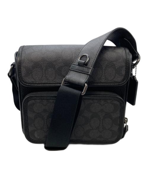 COACH（コーチ）COACH (コーチ) サリバン フラップ クロスボディ バッグ ブラックの古着・服飾アイテム