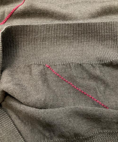 NIKE（ナイキ）NIKE (ナイキ) 刺繍メリノウールニット ブラウン サイズ:Lの古着・服飾アイテム