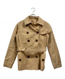 BURBERRY BLUE LABEL（バーバリー ブルー レーベル）の古着「ショートトレンチコート」｜ベージュ