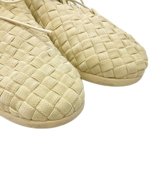 BOTTEGA VENETA（ボッテガベネタ）BOTTEGA VENETA (ボッテガベネタ) イントレチャートプラットスニーカー アイボリー サイズ:40の古着・服飾アイテム