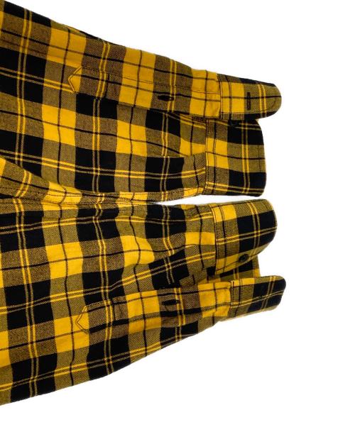 DIESEL（ディーゼル）DIESEL (ディーゼル) チェックネルシャツ イエロー サイズ:XXLの古着・服飾アイテム