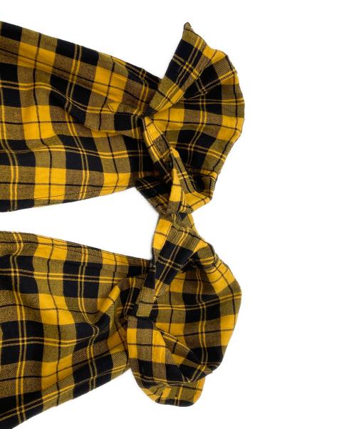 DIESEL（ディーゼル）DIESEL (ディーゼル) チェックネルシャツ イエロー サイズ:XXLの古着・服飾アイテム