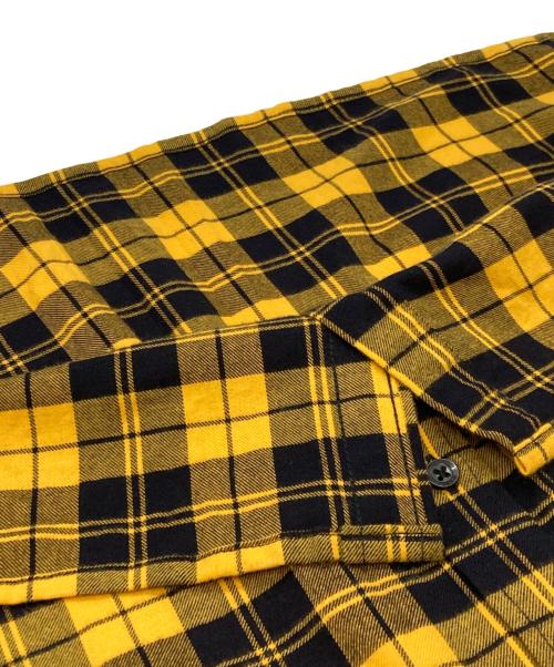DIESEL（ディーゼル）DIESEL (ディーゼル) チェックネルシャツ イエロー サイズ:XXLの古着・服飾アイテム