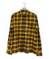 DIESEL（ディーゼル）の古着「チェックネルシャツ」｜イエロー