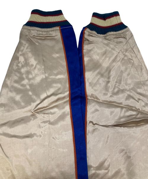 HOUSTON（ヒューストン）HOUSTON (ヒューストン) スカジャン ブルー×ブラウン サイズ:Ｍの古着・服飾アイテム