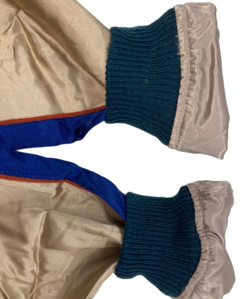 HOUSTON（ヒューストン）HOUSTON (ヒューストン) スカジャン ブルー×ブラウン サイズ:Ｍの古着・服飾アイテム