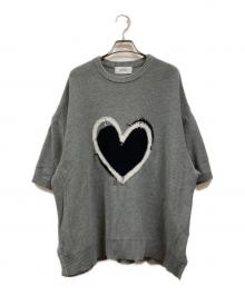 OPENING act（オープニングアクト）の古着「半袖ニット」｜グレー