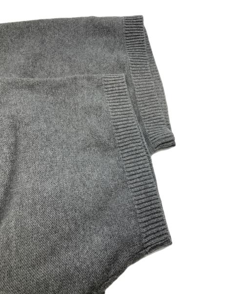 OPENING act（オープニングアクト）OPENING act (オープニングアクト) 半袖ニット グレー サイズ:Lの古着・服飾アイテム