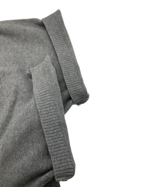 OPENING act（オープニングアクト）OPENING act (オープニングアクト) 半袖ニット グレー サイズ:Lの古着・服飾アイテム