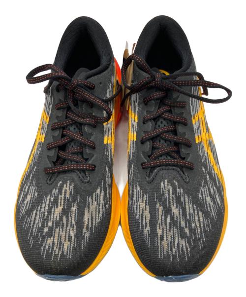 asics（アシックス）asics (アシックス) NOVABLAST 3 ブラック×オレンジ サイズ:26.5 未使用品の古着・服飾アイテム