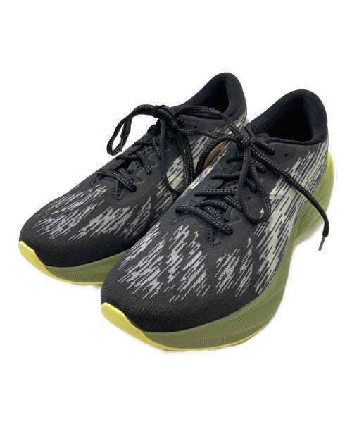 asics（アシックス）asics (アシックス) NOVABLAST 3 ブラック×イエロー サイズ:26.5 未使用品の古着・服飾アイテム