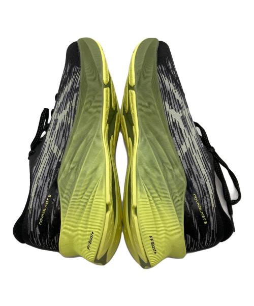 asics（アシックス）asics (アシックス) NOVABLAST 3 ブラック×イエロー サイズ:26.5 未使用品の古着・服飾アイテム