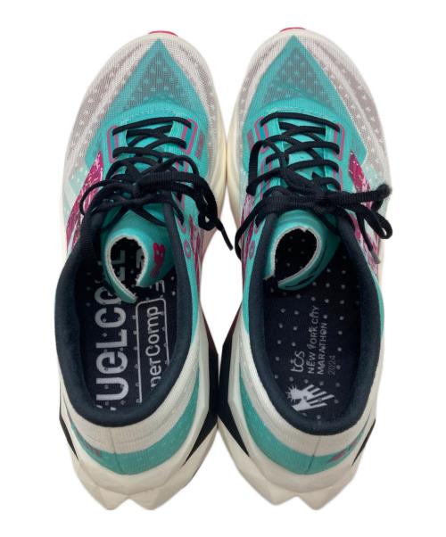 NEW BALANCE（ニューバランス）NEW BALANCE (ニューバランス) ランニングシューズ ブルー×ホワイト サイズ:27.0の古着・服飾アイテム