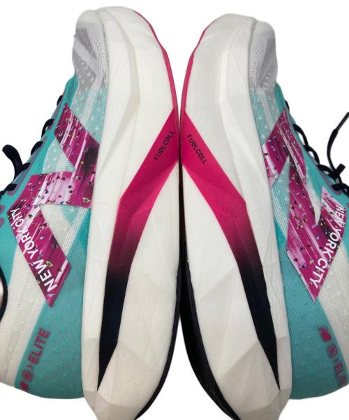 NEW BALANCE（ニューバランス）NEW BALANCE (ニューバランス) ランニングシューズ ブルー×ホワイト サイズ:27.0の古着・服飾アイテム