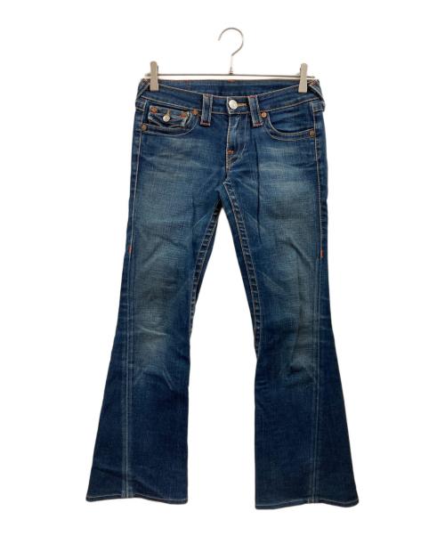 TRUE RELIGION（トゥルー レリジョン）TRUE RELIGION (トゥルー レリジョン) ブーツカットフレアデニムパンツ インディゴ サイズ:27の古着・服飾アイテム