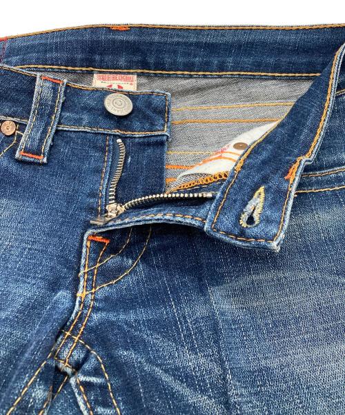 TRUE RELIGION（トゥルー レリジョン）TRUE RELIGION (トゥルー レリジョン) ブーツカットフレアデニムパンツ インディゴ サイズ:27の古着・服飾アイテム