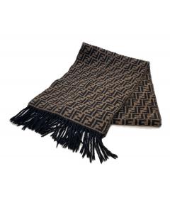 中古・古着通販】FENDI (フェンディ) マフラー ブラウン×ネイビー