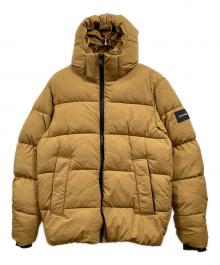 Calvin Klein（カルバンクライン）の古着「ナイロンパファージャケット」｜ブラウン