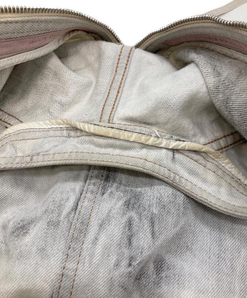 RICK OWENS（リックオウエンス）RICK OWENS (リックオウエンス) ブリーチブラックデニムカットオフロングベスト グレー サイズ:Sの古着・服飾アイテム