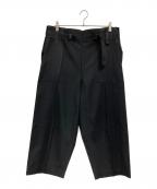 me ISSEY MIYAKEミーイッセイ ミヤケ）の古着「ワイドパンツ」｜ブラック