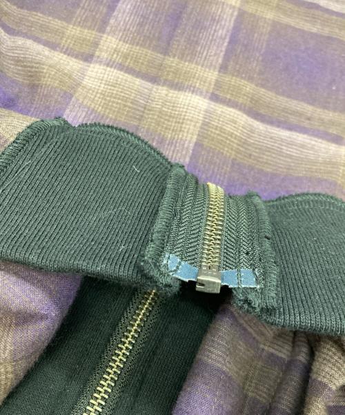 MIHARA YASUHIRO（ミハラヤスヒロ）MIHARA YASUHIRO (ミハラヤスヒロ) 切替パーカー パープル×ブラック サイズ:FREEの古着・服飾アイテム