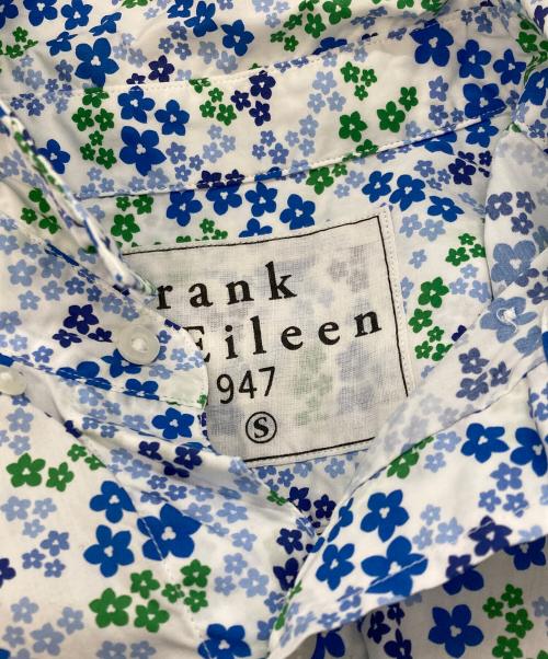 Frank&Eileen（フランクアンドアイリーン）Frank&Eileen (フランクアンドアイリーン) 花柄シャツ ホワイト×ブルー サイズ:Sの古着・服飾アイテム