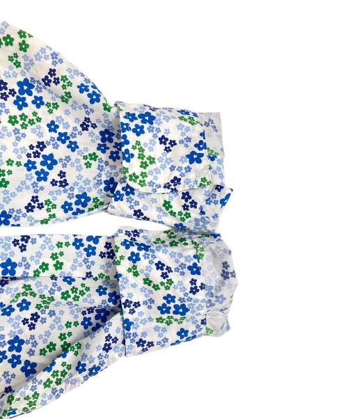 Frank&Eileen（フランクアンドアイリーン）Frank&Eileen (フランクアンドアイリーン) 花柄シャツ ホワイト×ブルー サイズ:Sの古着・服飾アイテム