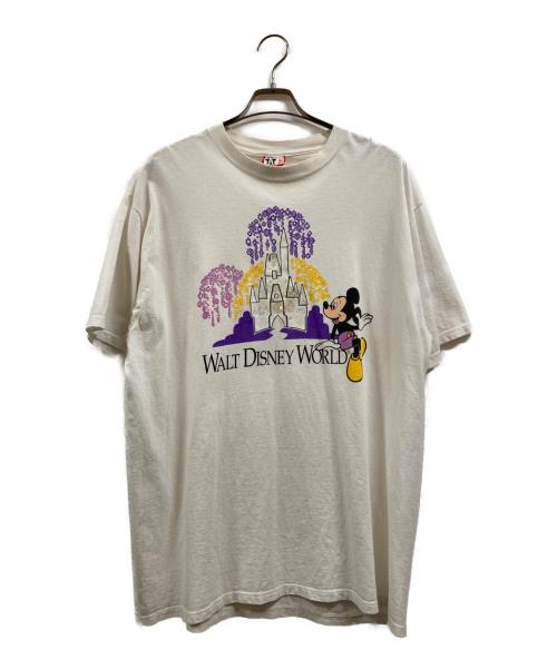 DISNEY（ディズニー）Disney (ディズニー) プリントTシャツ ホワイト サイズ:表記なしの古着・服飾アイテム