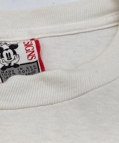 DISNEY（ディズニー）Disney (ディズニー) プリントTシャツ ホワイト サイズ:表記なしの古着・服飾アイテム