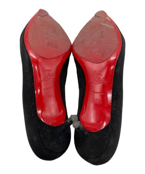 Christian Louboutin（クリスチャン・ルブタン）Christian Louboutin (クリスチャン・ルブタン) CORNEILLEポインテッドトゥパンプス ブラック サイズ:36 1/2の古着・服飾アイテム