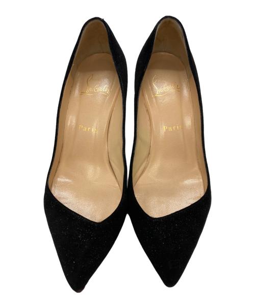 Christian Louboutin（クリスチャン・ルブタン）Christian Louboutin (クリスチャン・ルブタン) CORNEILLEポインテッドトゥパンプス ブラック サイズ:36 1/2の古着・服飾アイテム