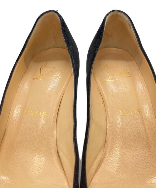 Christian Louboutin（クリスチャン・ルブタン）Christian Louboutin (クリスチャン・ルブタン) CORNEILLEポインテッドトゥパンプス ブラック サイズ:36 1/2の古着・服飾アイテム