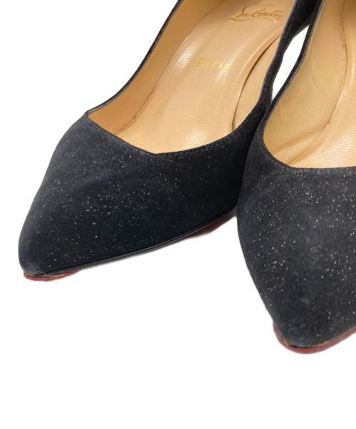 Christian Louboutin（クリスチャン・ルブタン）Christian Louboutin (クリスチャン・ルブタン) CORNEILLEポインテッドトゥパンプス ブラック サイズ:36 1/2の古着・服飾アイテム