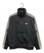 adidasアディダス）の古着「ファイヤーバード ウーブン トラックトップ」｜ブラック