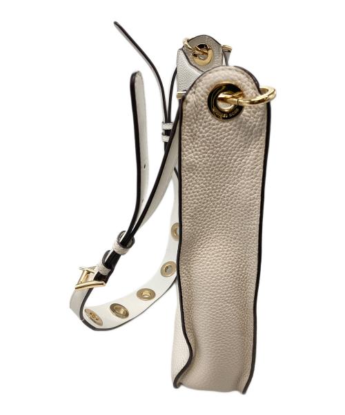 MICHAEL KORS（マイケル・コース）MICHAEL KORS (マイケル・コース) SULLIVAN クロスボディショルダーバッグ ホワイトの古着・服飾アイテム