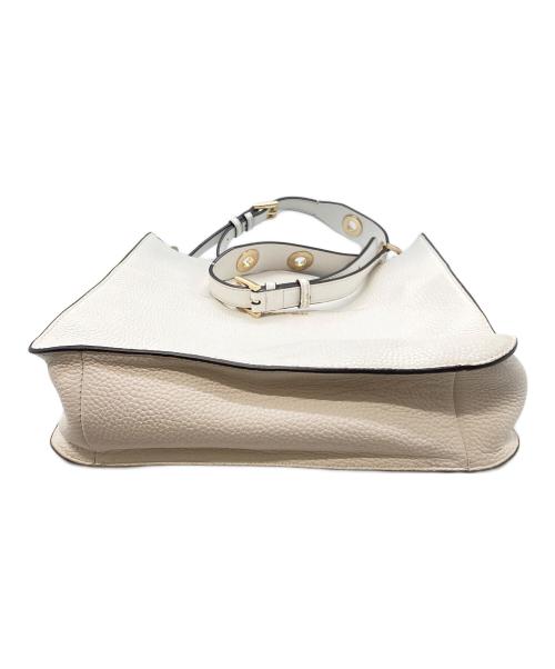 MICHAEL KORS（マイケル・コース）MICHAEL KORS (マイケル・コース) SULLIVAN クロスボディショルダーバッグ ホワイトの古着・服飾アイテム