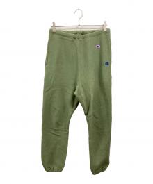 Champion REVERSE WEAVE（チャンピオン リバース ウィーブ）の古着「復刻リバースウィーブスウェットパンツ」｜グリーン