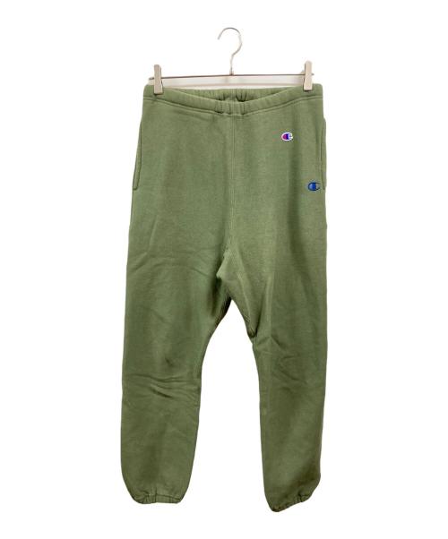 Champion REVERSE WEAVE（チャンピオン リバース ウィーブ）Champion REVERSE WEAVE (チャンピオン リバース ウィーブ) 復刻リバースウィーブスウェットパンツ グリーン サイズ:Ｍの古着・服飾アイテム
