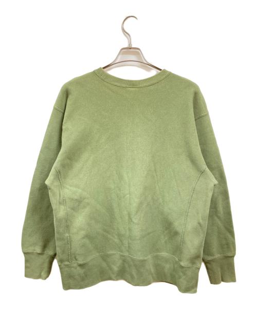 Champion REVERSE WEAVE（チャンピオン リバース ウィーブ）Champion REVERSE WEAVE (チャンピオン リバース ウィーブ) 復刻リバースウィーブスウェット グリーン サイズ:Lの古着・服飾アイテム