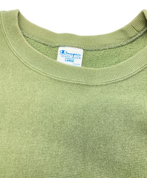 Champion REVERSE WEAVE（チャンピオン リバース ウィーブ）Champion REVERSE WEAVE (チャンピオン リバース ウィーブ) 復刻リバースウィーブスウェット グリーン サイズ:Lの古着・服飾アイテム