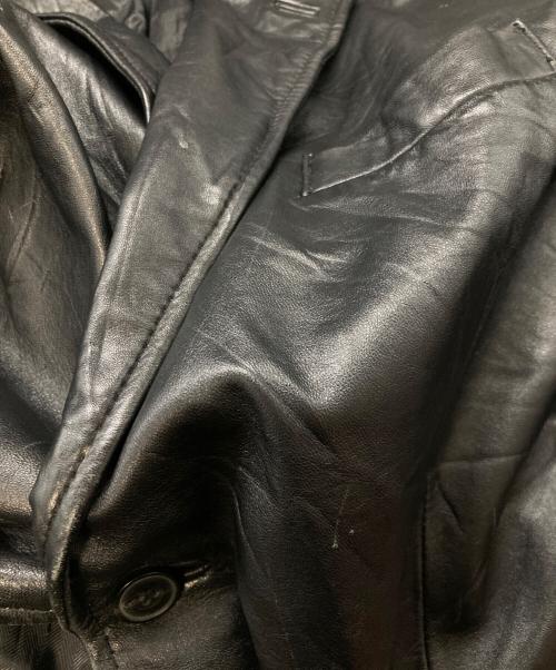 LICORICE（リコリス）LICORICE (リコリス) ラムレザーテーラードジャケット ブラック サイズ:Lの古着・服飾アイテム