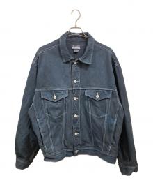 bum equipment（バムエクイメント）の古着「デニムジャケット」｜ネイビー