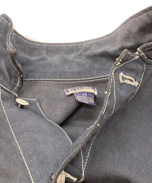 bum equipment（バムエクイメント）bum equipment (バムエクイメント) デニムジャケット ネイビー サイズ:Lの古着・服飾アイテム
