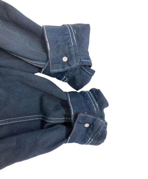 bum equipment（バムエクイメント）bum equipment (バムエクイメント) デニムジャケット ネイビー サイズ:Lの古着・服飾アイテム