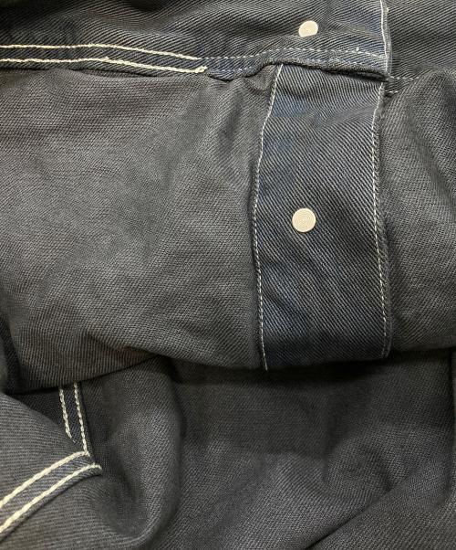 bum equipment（バムエクイメント）bum equipment (バムエクイメント) デニムジャケット ネイビー サイズ:Lの古着・服飾アイテム