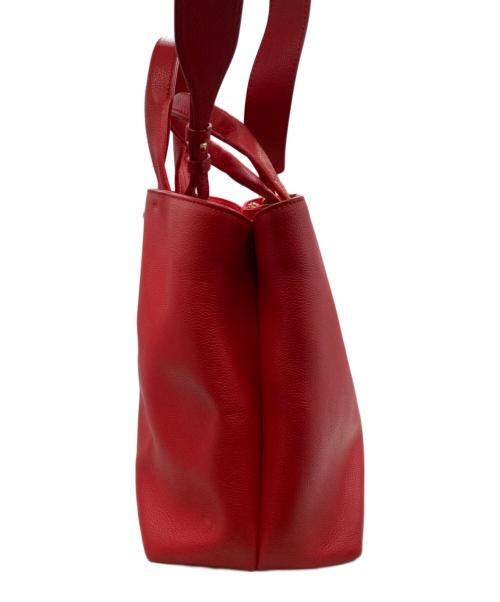 EMPORIO ARMANI（エンポリオ アルマーニ）EMPORIO ARMANI (エンポリオ アルマーニ) 2wayトートバッグ レッドの古着・服飾アイテム
