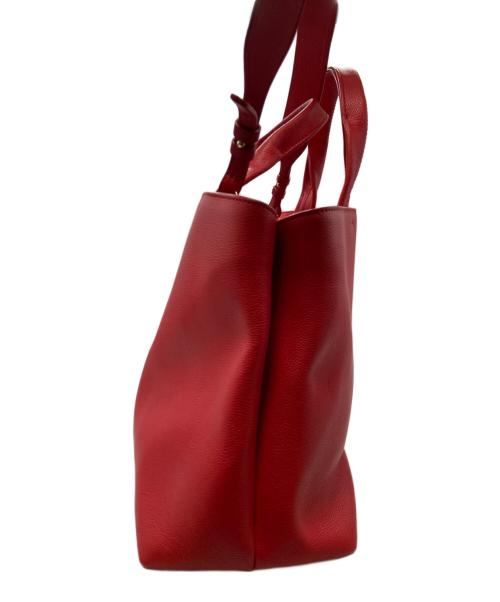 EMPORIO ARMANI（エンポリオ アルマーニ）EMPORIO ARMANI (エンポリオ アルマーニ) 2wayトートバッグ レッドの古着・服飾アイテム